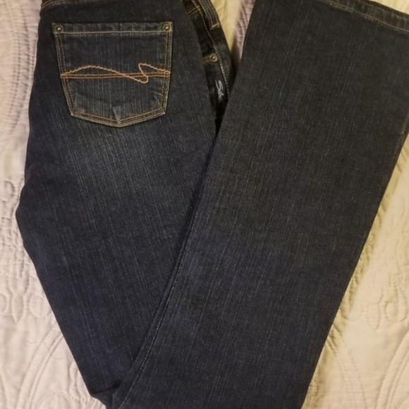 Silver Brazil Boot Cut Womens Jeans/Measures 24" - Picture 5 of 7